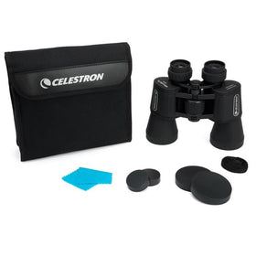 Celestron in use spotting birds outdoors, demonstrating sharp wildlife viewing