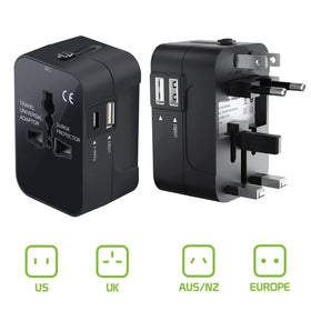 Cellet plugged into a UK outlet demonstrating correct regional fit and stability