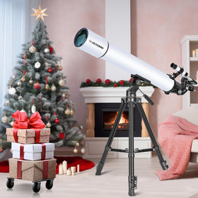 Celticbird carry bag and adjustable tripod for travel-ready observing.