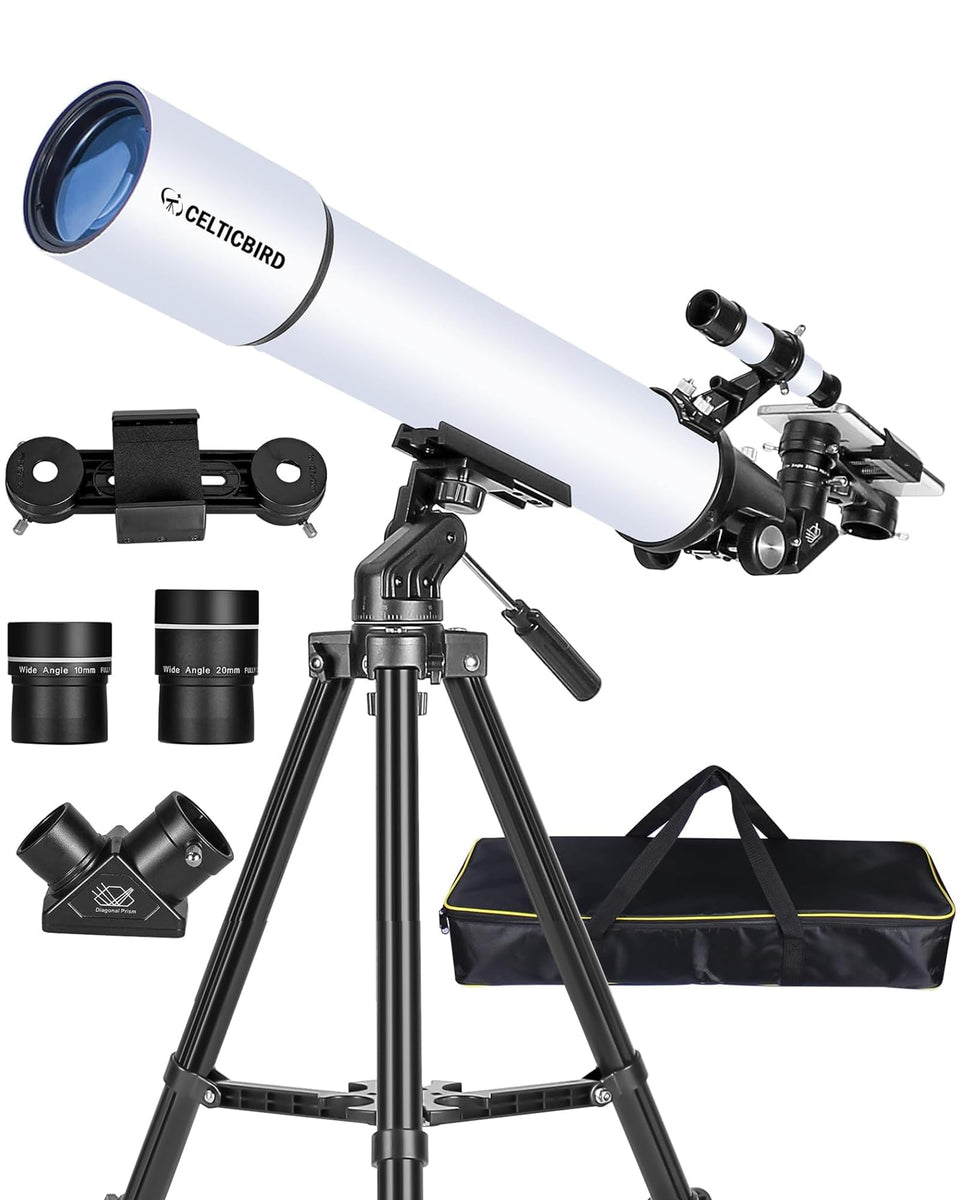 CelticBird telescope with 80mm aperture for bright lunar views