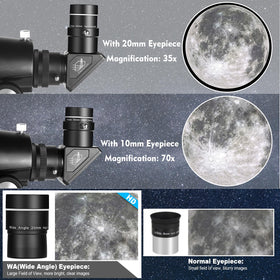 CELTICBIRD 5x24 finderscope helps locate targets easily.