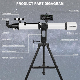CELTICBIRD vertisteel mount provides ultra-stable tracking during observing sessions.