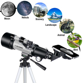 CELTICBIRD adjustable aluminum tripod detail demonstrating stable support and easy height adjustment