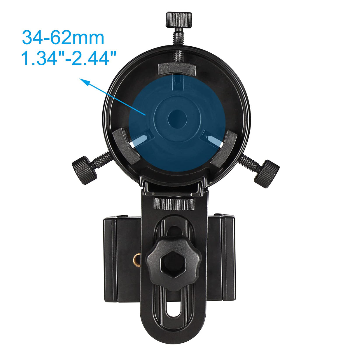 CELTICBIRD adapter with smartphone in capture mode showing easy setup benefit