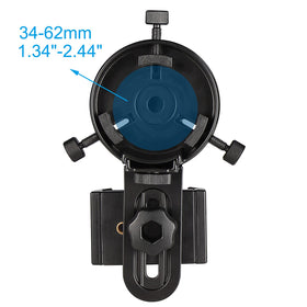 CELTICBIRD adapter with smartphone in capture mode showing easy setup benefit
