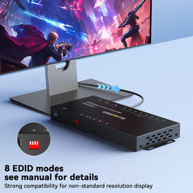 cenmate EDID function optimizes compatibility with various displays