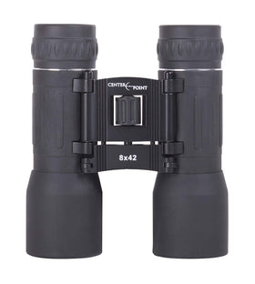 CenterPoint Crosman 73054 binoculars front view with bright 42mm lenses for clear distant details