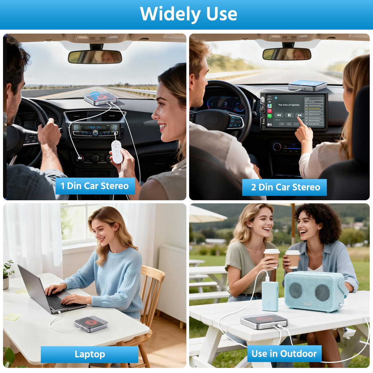 CENXINY compact, lightweight CD player that fits in any car without installation.