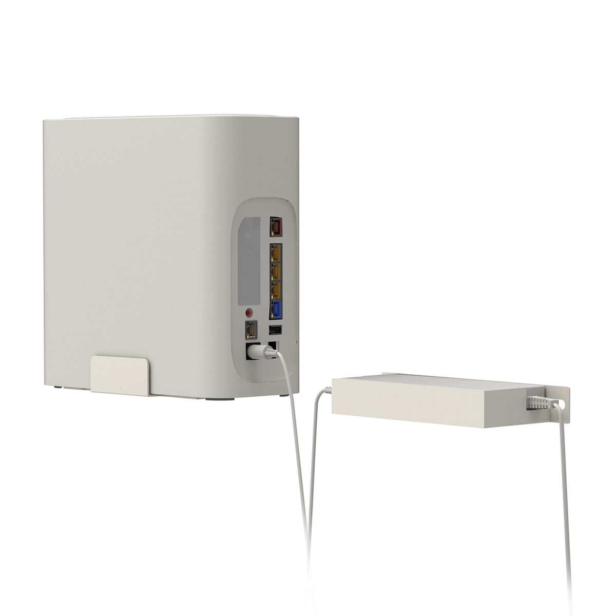 CENYIDU BGW320 wall mount white front view, space-saving fit