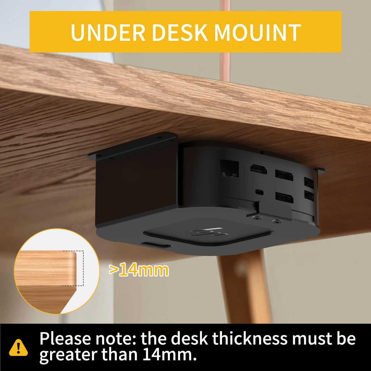 CENYIDU HP Dock G5 mount features a removable blocker plate.