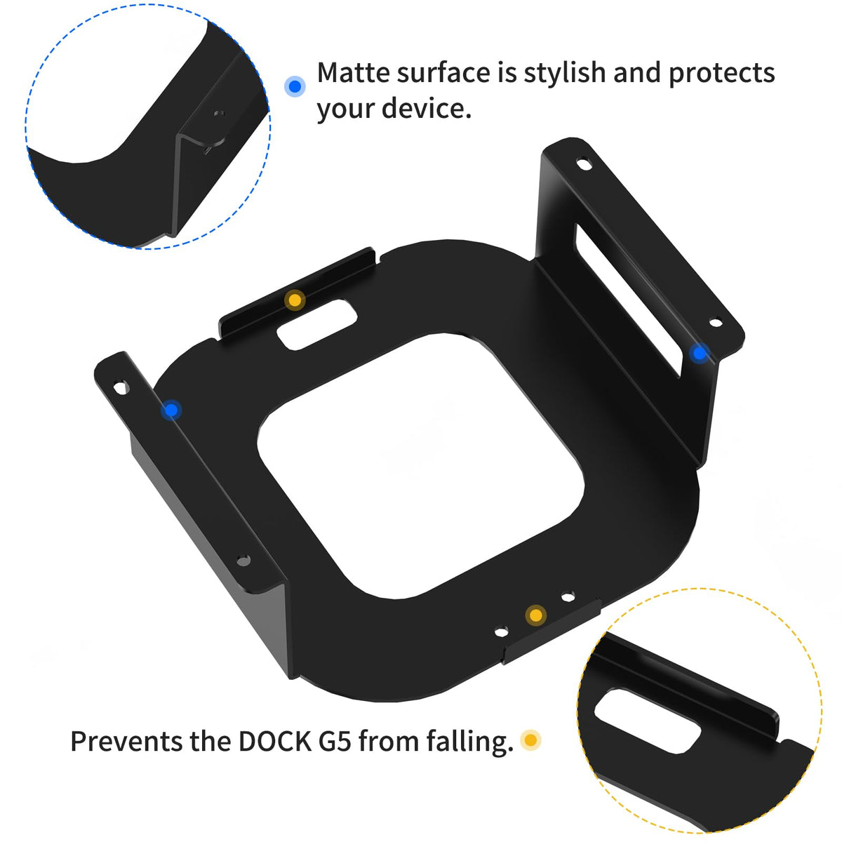 CENYIDU vented design promotes airflow around the dock.