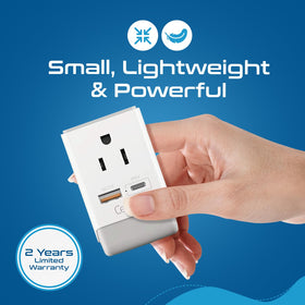 Ceptics AP-16 USB and USB-C charging for multiple devices.