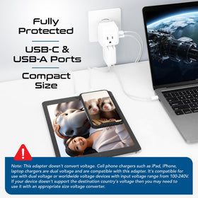 Ceptics compact travel gadget fits neatly in luggage