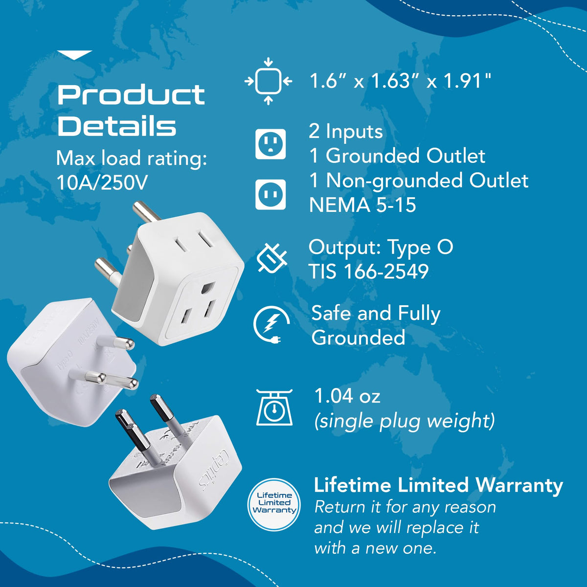 Ceptics CT-18 three-pack travel kit ready for trips