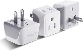 Ceptics CT6 front view – ultra-compact travel adapter for Japan and Philippines