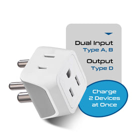 Ceptics grounded travel adapter ensures safe, solid connections abroad.