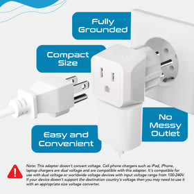 Ceptics Israel adapter with a limited lifetime warranty.