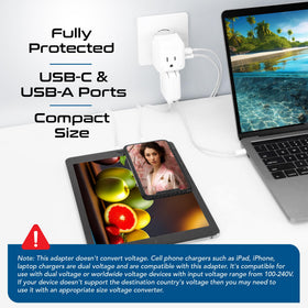 Ceptics ideal for hotels, trips, and quick charging on the go.