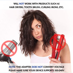 Ceptics CTU-11C travel adapter highlighting the limited lifetime warranty.