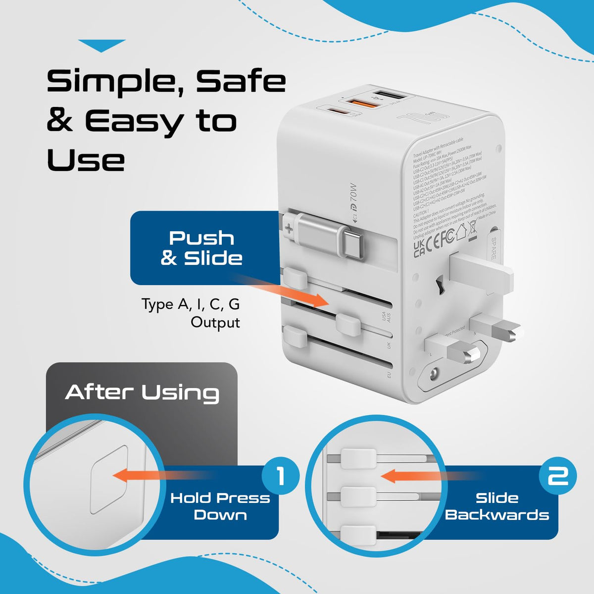 Ceptics powering laptop phone and tablet simultaneously, multi-device charging convenience
