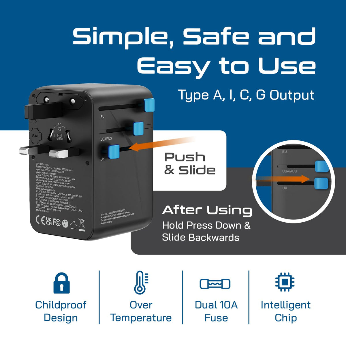 Ceptics box with manual showing warranty and included spare fuse for peace of mind