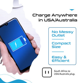 Ceptics next to passport showing compact size and travel convenience