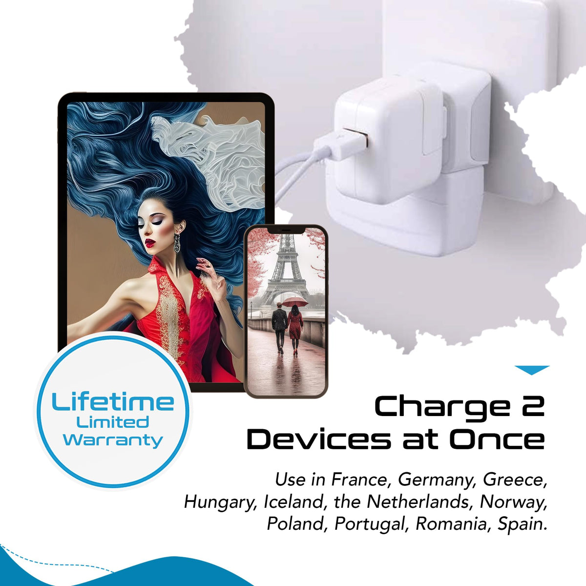 Ceptics lifetime-warranty note communicates lasting support and replacement promise.