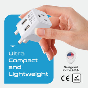 Ceptics UK travel adapter used in London settings