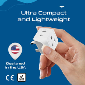 Ceptics 2in1-in-use image highlights charging multiple devices on the go.