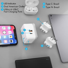 Ceptics USB-C port supports fast charging devices during travel