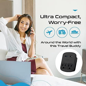 Surge protection feature of Ceptics World Travel Adapter Kit