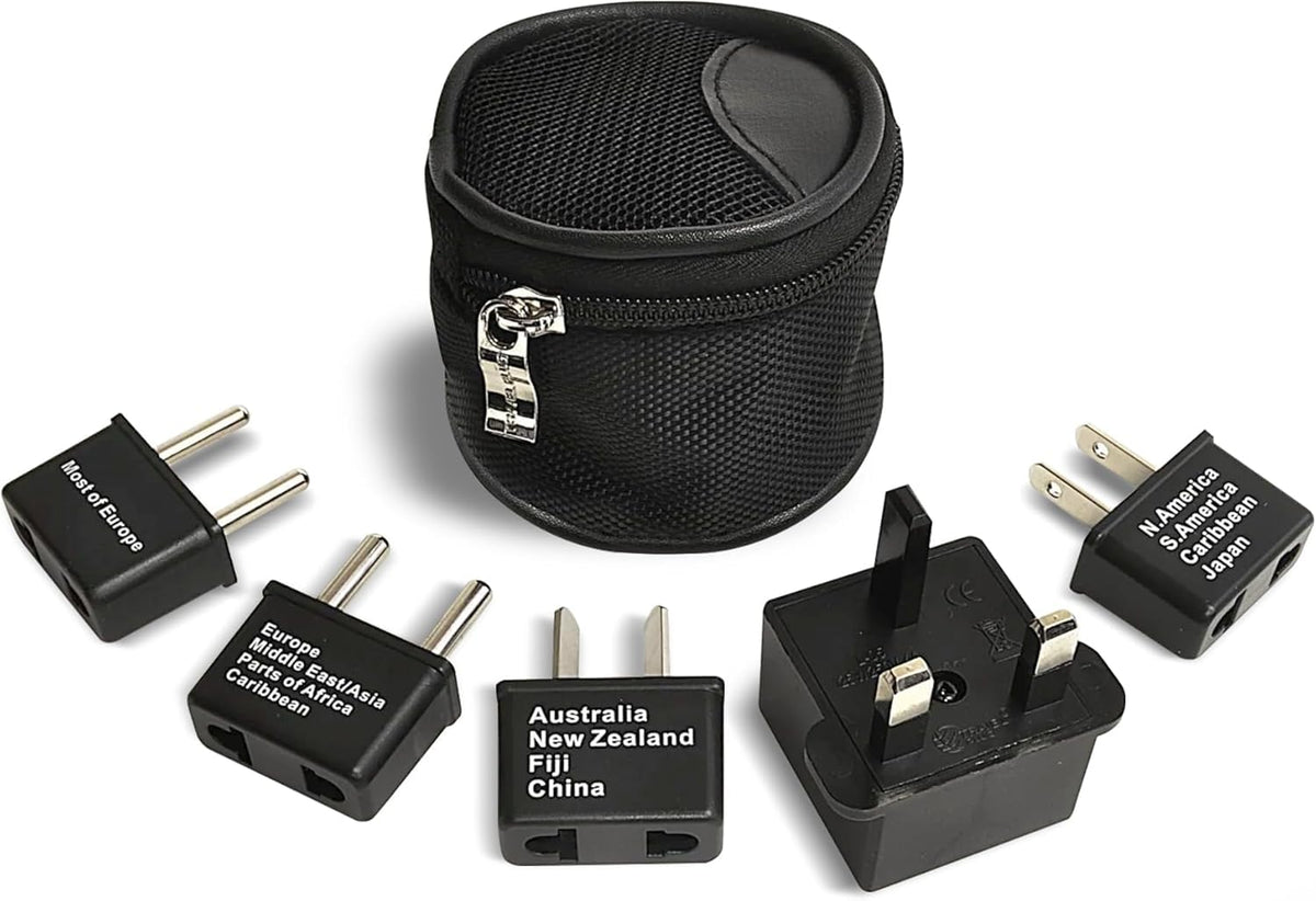 Ceptics travel plug set case keeps adapters organized for global trips.