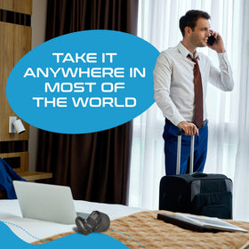 Ceptics travel plug set compact design fits backpacks and suitcases.