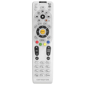 Cerepros RC64 remote front view, ergonomic design for easy daily control.