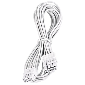 Certusfun front packaging showing white PCIe cable and compatibility list for neat builds
