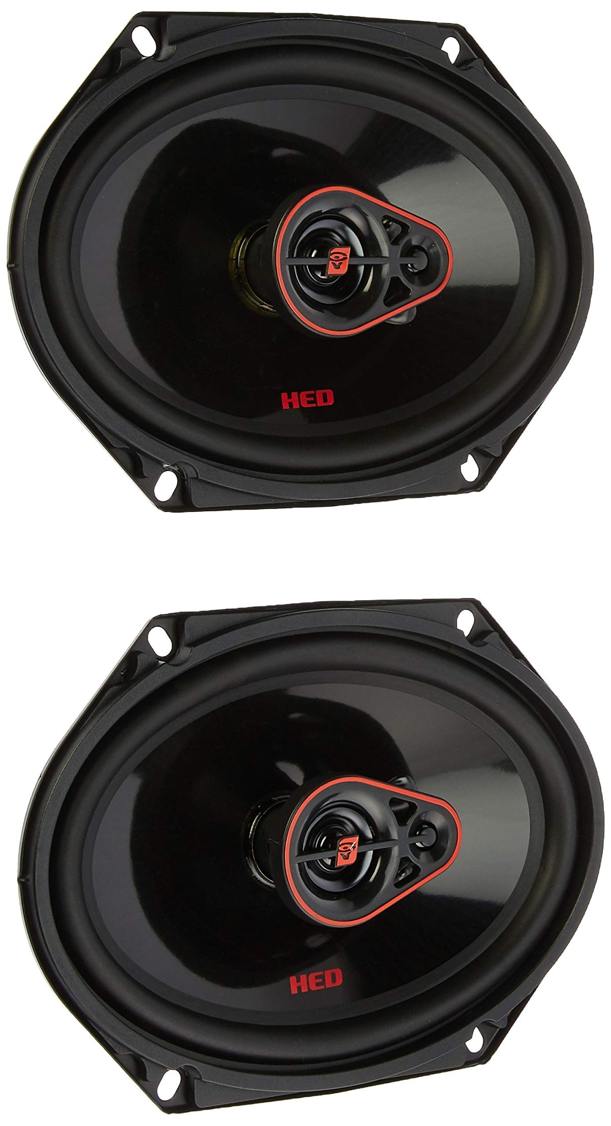 CERWIN-VEGA HED 6x8 vented-frame view highlighting durable, high-output construction.