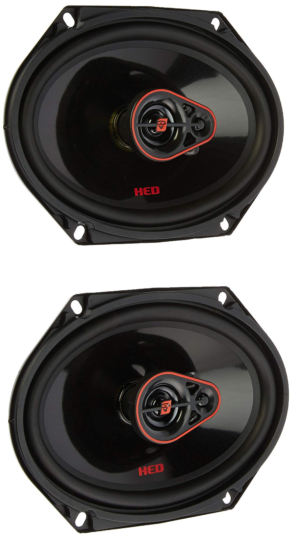 CERWIN-VEGA HED 6x8 vented-frame view highlighting durable, high-output construction.