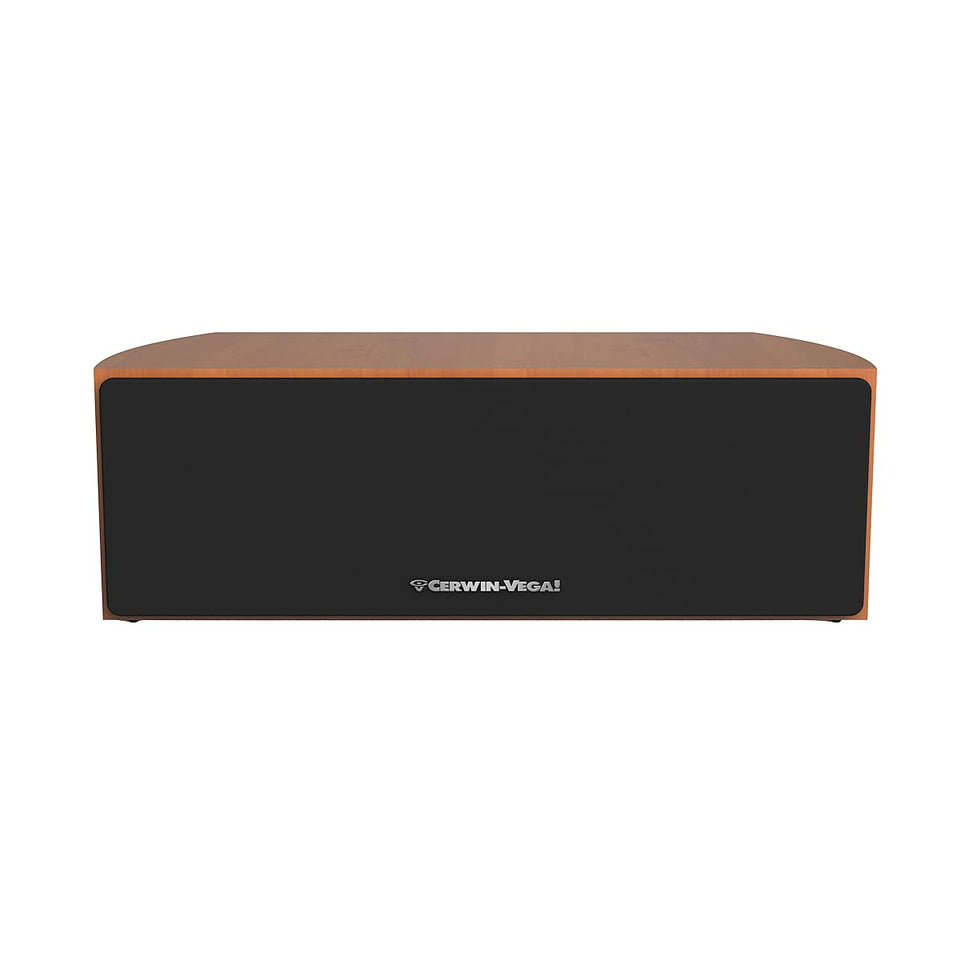 Cerwin-Vega LA24C center-front view highlights compact, full-range sound capability.