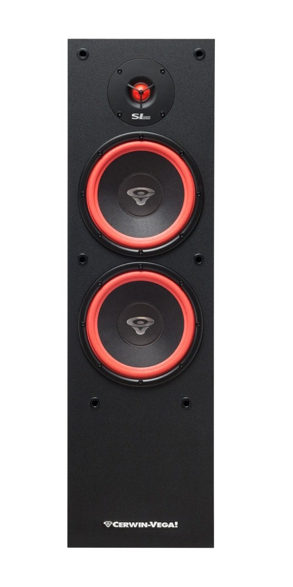 Cerwin-Vega Mobile CV SL-28 dual 8-inch woofers deliver punchy bass.