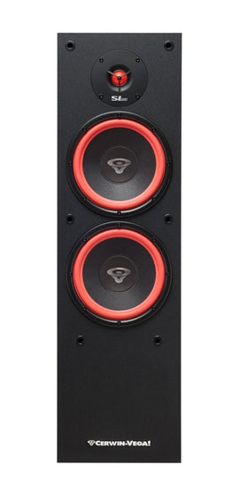 Cerwin-Vega Mobile CV SL-28 dual 8-inch woofers deliver punchy bass.