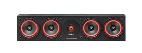 Cerwin Vega Mobile CV SL45C driver detail highlighting four 5.25-inch woofers.
