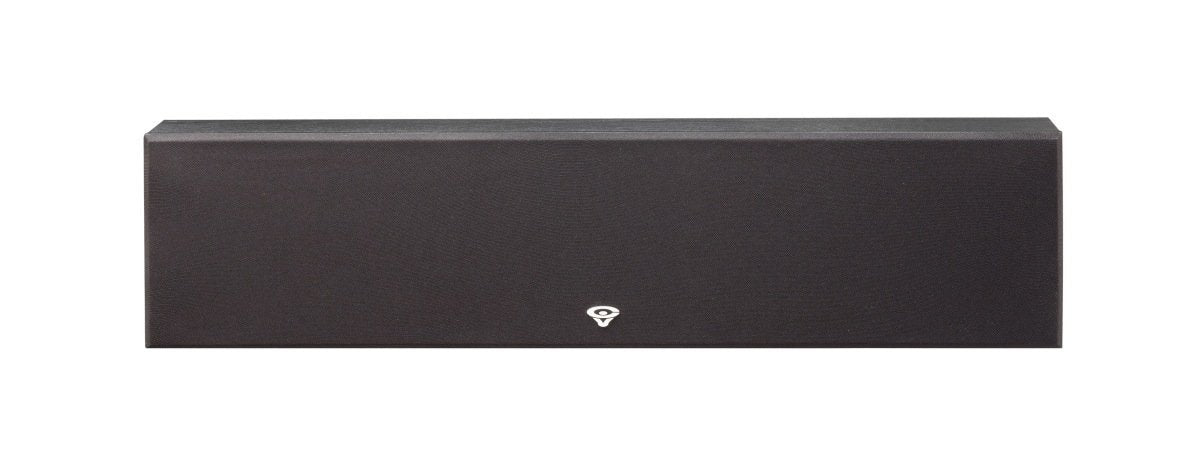 Cerwin Vega Mobile CV SL45C grille removal for streamlined home theater styling.