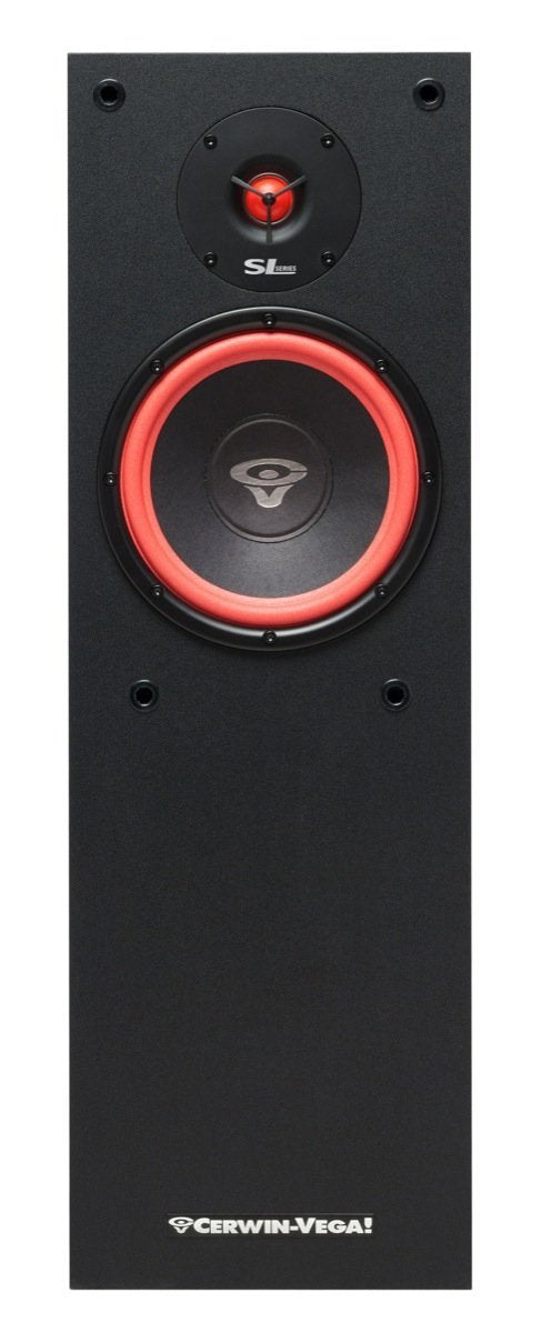 Cerwin-Vega CV SL-8 8-inch woofer close-up delivering punchy bass response