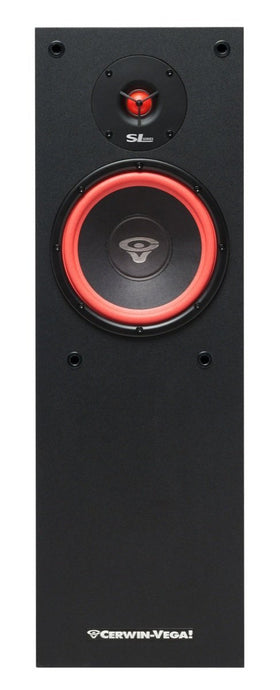Cerwin-Vega CV SL-8 8-inch woofer close-up delivering punchy bass response