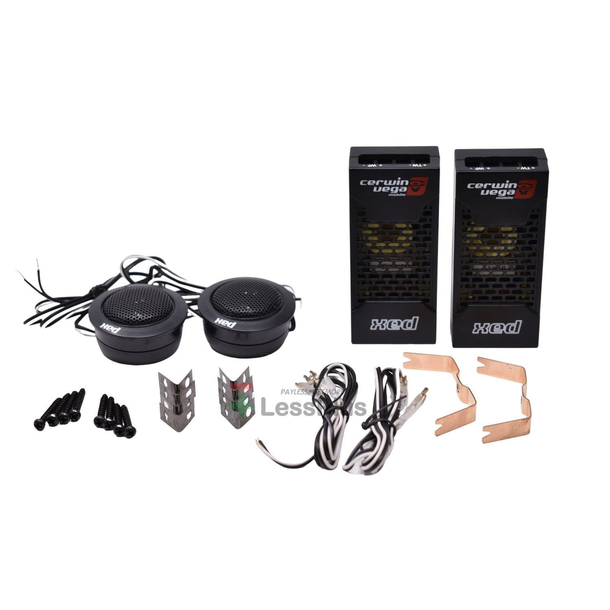 CERWIN-VEGA! XED650C 2-way component system for enhanced imaging.