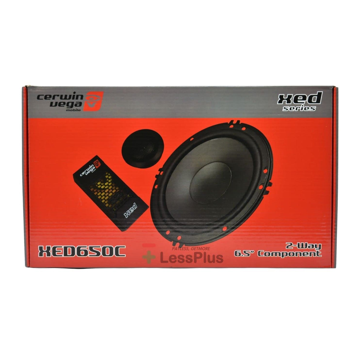 CERWIN-VEGA! XED650C car audio upgrade kit for future tweeter options.
