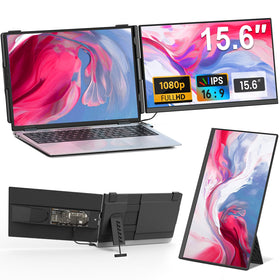 Cevaton detachable screen with a 360-degree stand enabling flexible laptop configurations.