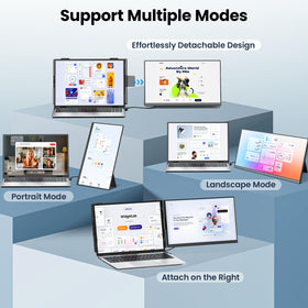Cevaton dual-monitor extended mode supports multitasking efficiency.