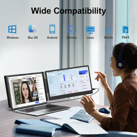 Cevaton Laptop Screen Extender travel case for portable productivity on the go.