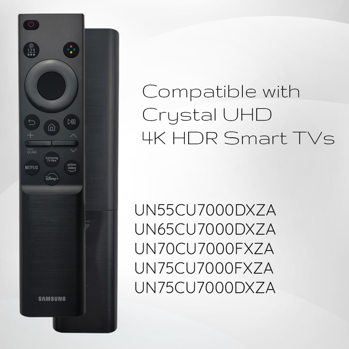CEYBO BN59-01388A remote back view showing battery compartment for simple setup.